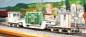 Preview: Magnus Tiefladewagen mit Trafo Modellbahn