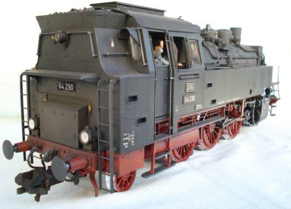 Hübner Spur 1 Dampflok BR 64 290 Digital Sound gealtert wie neu OVP Märklin 1