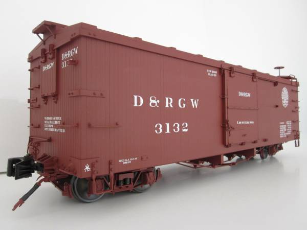 AMS Güterwaggon Box Car D+RWG 3132 Spur G für Accucraft LGB Kiss Bachmann
