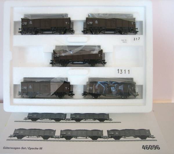 Märklin H0 46096 Güterwaggon Set Kohlentransport Neuzustand Originalverpackung