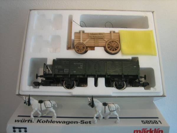 Märklin 58581 Spur 1 Güterwagen Kohlewagenset wie neu Originalverpackung