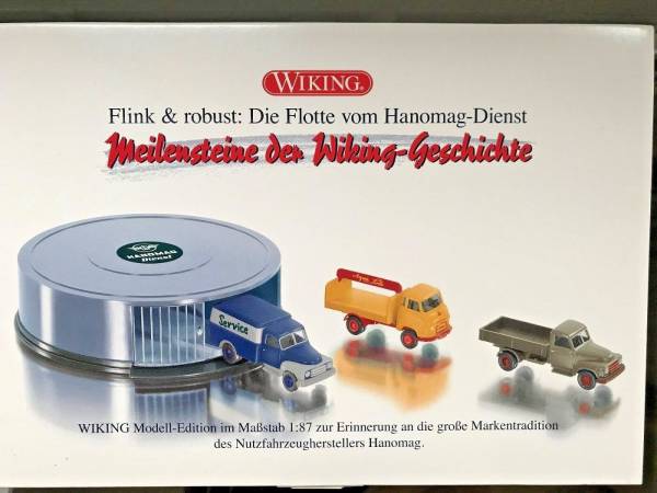 Wiking 099078 Die Flotte vom Hanomag Dienst LKW Modell Edition neu