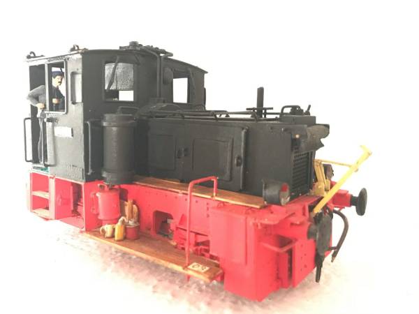 Köf Kö Spur 1 Diesellok galtert Eigenbau Metall für Märklin Kiss KM1 1