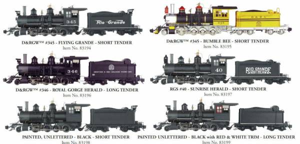 Bachmann Dampflok C 19 2-8-0 Spur G verschiedene Varianten Originalverpackung