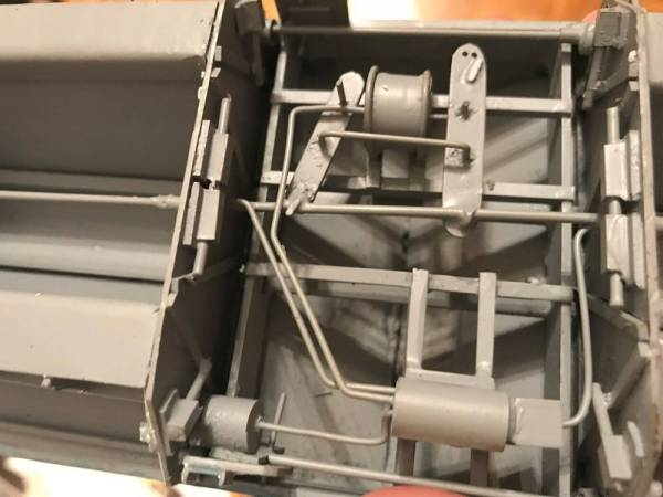 Eigenbau Spur 1 Schotterwagen Xas 700 SBB CFF Ganzmetall für Märklin KM1 Kiss