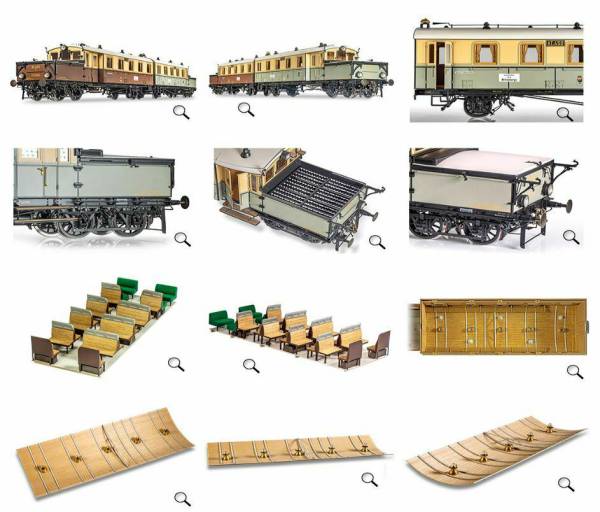 Dingler Spur 1 Wittfeld-Akkumulatortriebwagen verschiedene Varianten ESU Decoder 9