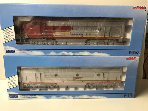 MärklinSpur 1 Diesellok Santa Fe  54307 54308 54315  Sound 3-teilig top Zustand