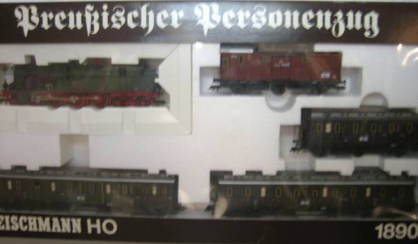 Fleischmann H0 1890 Preußischer Personenzug AC Originalverpackung Neuzustand