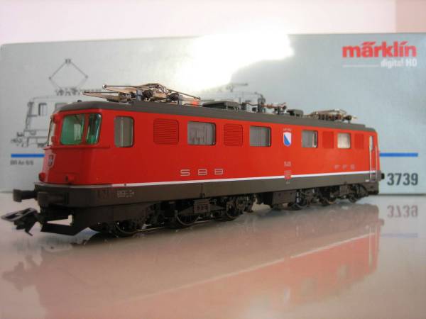 Märklin H0 3739 E-Lok SBB digital Originalverpackung Neuzustand