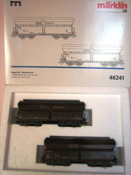 Märklin H0 46241Güterwaggon Set Ruhrkohle gealtert Neuzustand Originalverpackung