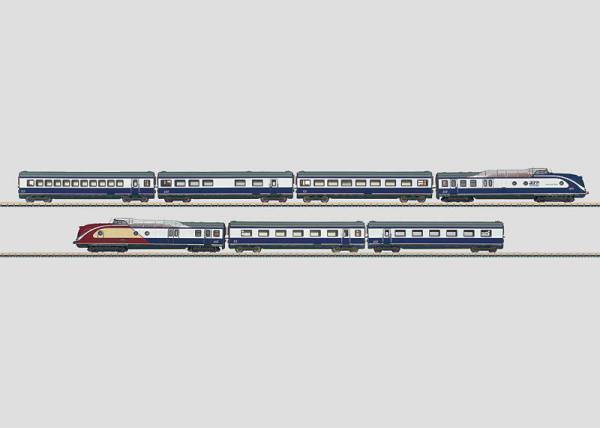 Märklin Spur Z 88735 Diesel Triebzug 601 Blue Star Train MHI limitiert neu