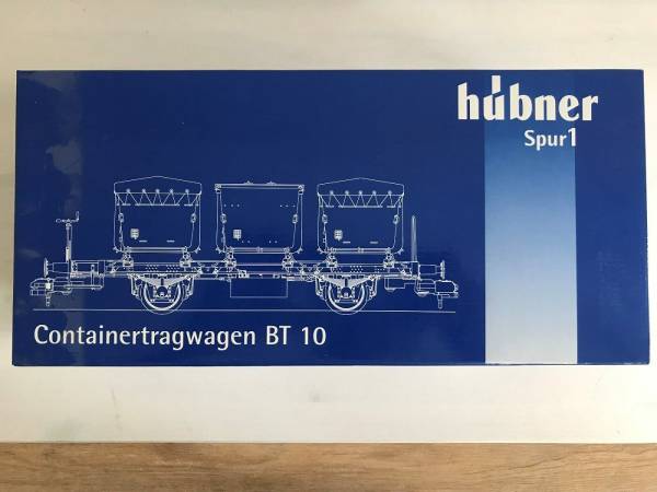 Hübner 2223-5-4-4 Spur 1 Güterwagen Containerwagen BT 10 Neu für Märklin