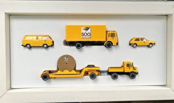 Wiking  Set 500 Jahre Post Unimog VW Bus Golf Lkw neu