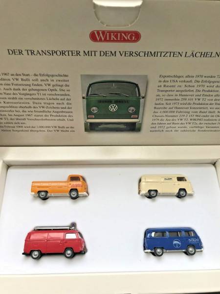 Wiking  9905348 Set Der Bulli T2 die Erfolgsstory VW Bus neu