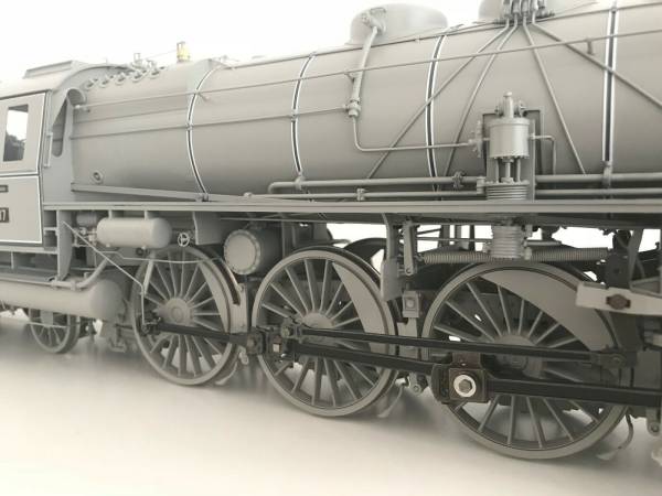 KM1 113902 BR 39 117 Spur 1 Dampflok fotograu Finescale für Märklin Kiss OVP