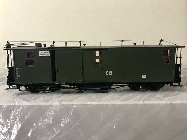 Hübner Spur Ie 2003T DR 974-337 Packwagen Schmalspur Waggon Neuzustand OVP 1