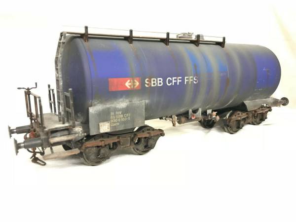 Märklin 58662 Spur 1 Tankwagen SBB patiniert Güterwagen Neuzustand  3