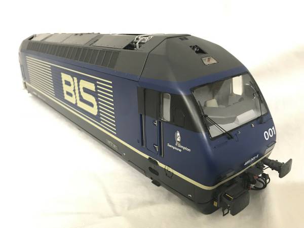 Lemaco Spur 1 E-Lok BLS 465 digial Metallausführung Märklin Kiss Neuzustand OVP 3