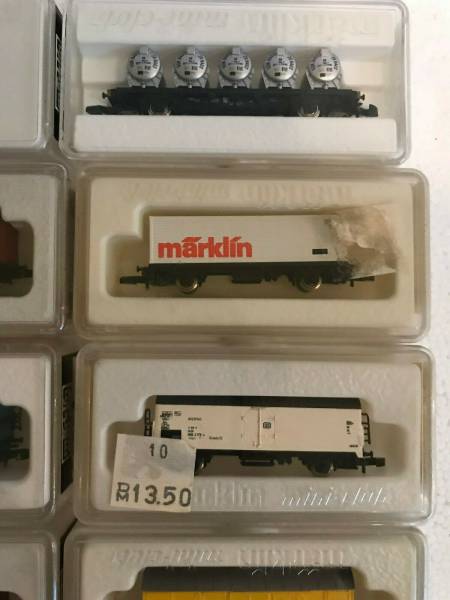 Märklin 12 Güterwagen Spur Z Behälterwagen Originalverpackung 4