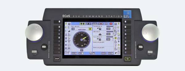 ECoS 2.5 Zentrale, 6A, 7" TFT Display, Capacitive Touch, MM/DCC/SX/M4, Netzteil 90-240V Euro, Ausgang 15V-21V 150W, DE Handbuch