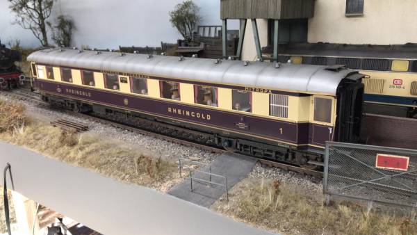 KM1 Spur 1 Rheingold Zugset Wagen 5-teilig mit Becasse Alterung Neuzustand Originalverpackung