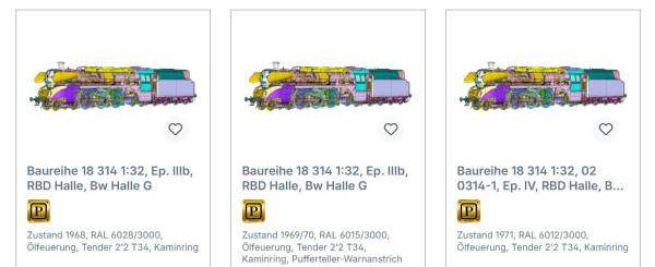 KM1 Lokomotive Spur 1 BR 18 314