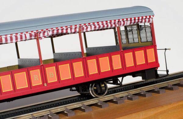 Kiss Spur 1 Dampflok Rigi 7 Dampf-Zahnradzug mit Lok H 1/2 Nr. 7 und Vorstellwagen Nr. 2