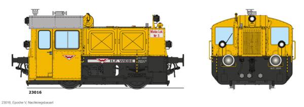 Steiner Modellbahnwerke Diesellok Köf Wiebe