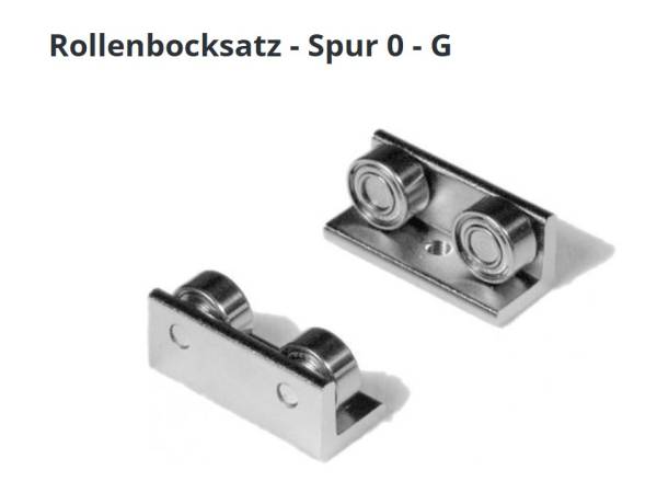 Rollenbocksatz - Spur 0 - G für Trainsafe Funktions-Display | Spur I