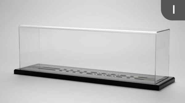 Trainsafe Funktions-Display | Spur I 99 cm Vitrine mit Beleuchtung und Dimmerfunktion
