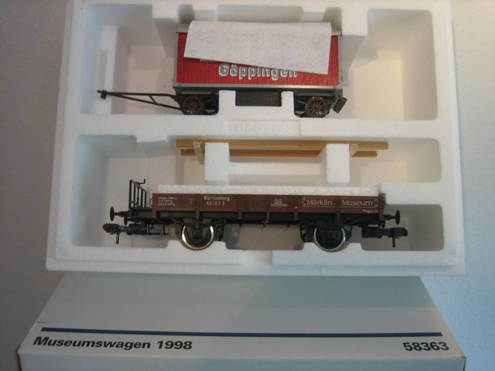 Märklin Spur 1 58363 Güterwaggon Wagen Museumswagen 1998  Neuzustand OVP
