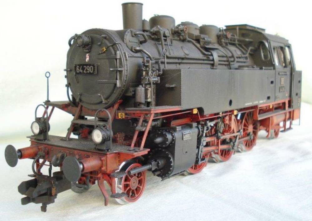 Hübner Spur 1 Dampflok BR 64 290 Digital Sound gealtert wie neu OVP Märklin