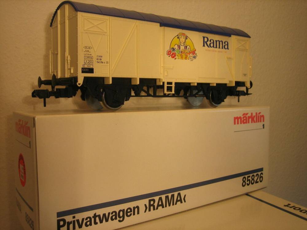 Märklin 85826 Spur 1 Güterwagen Rama wie neu Originalverpackung