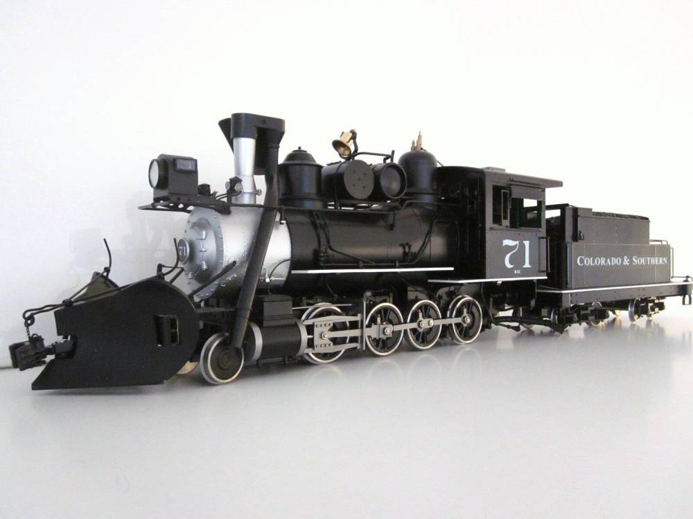 Accucraft Dampflok Spur G  Colorado and Southern 2-8-0  # 71 Metall Neuzustand