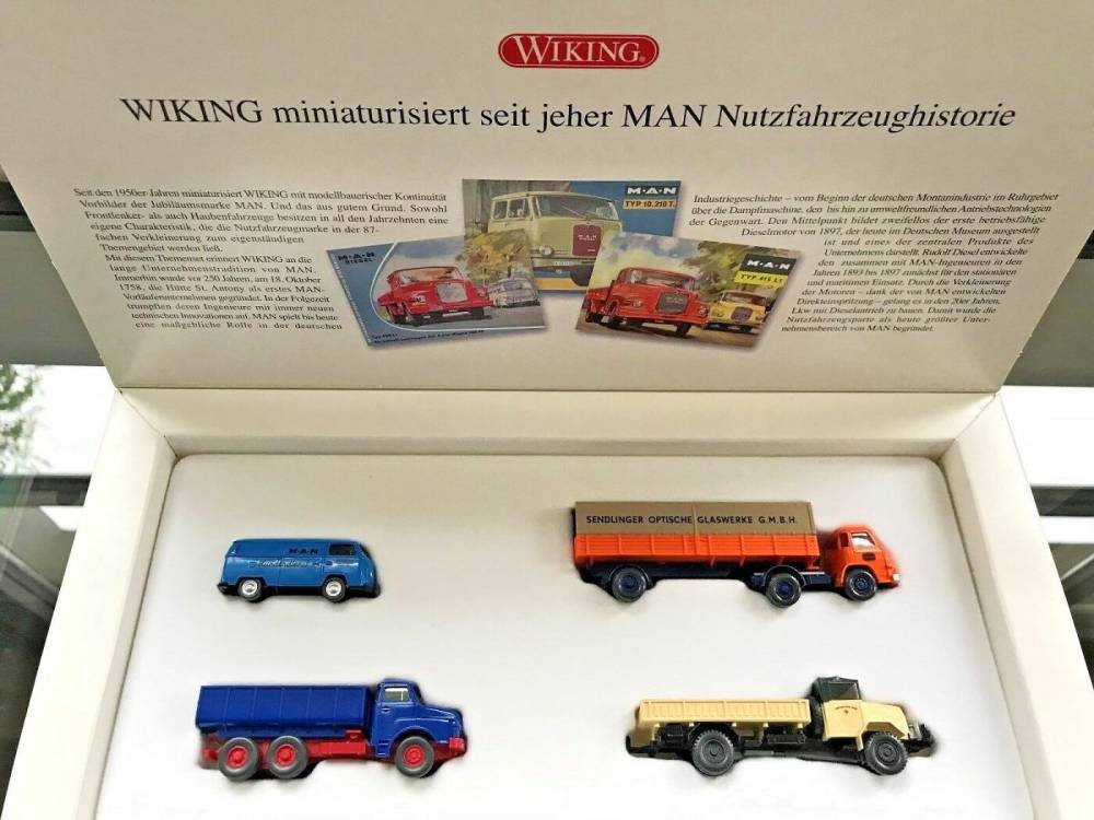 Wiking 09906258 Jubiläumsset 250 Jahre MAN LKW VW Transporter neu