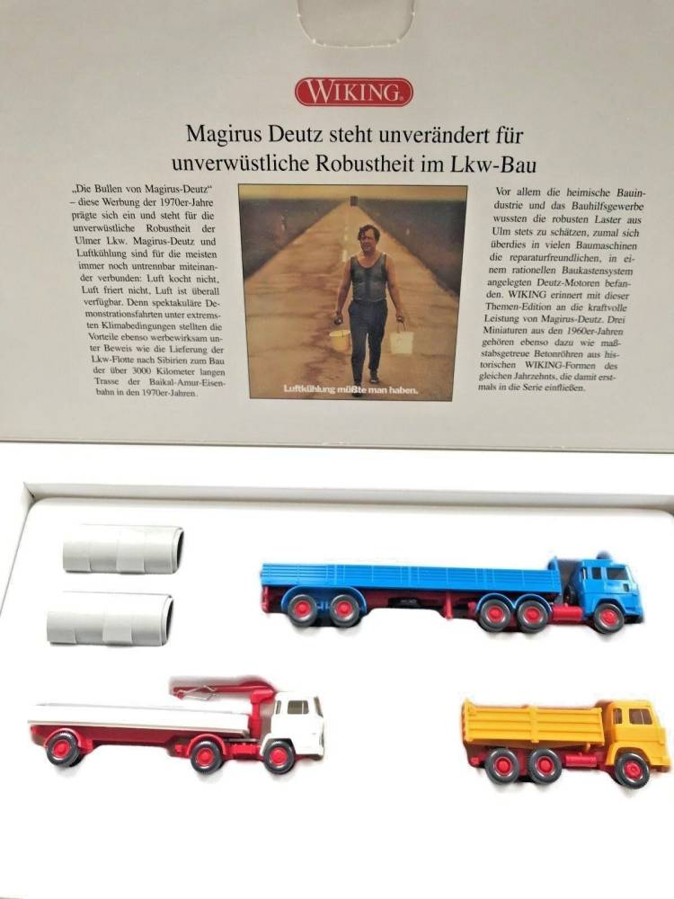 Wiking 09906967 Die Frontlenker-Klassiker von Magirus-Deutz Lkw neu