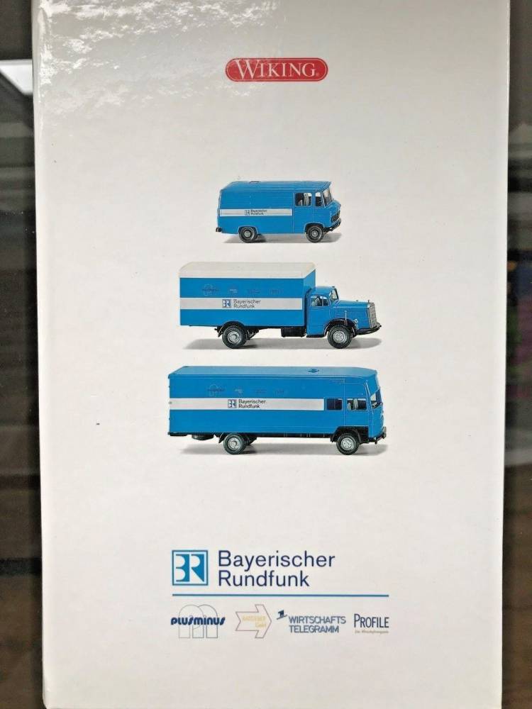 Wiking 99003 Bayerischer Rundfunk LKW Mercedes neu