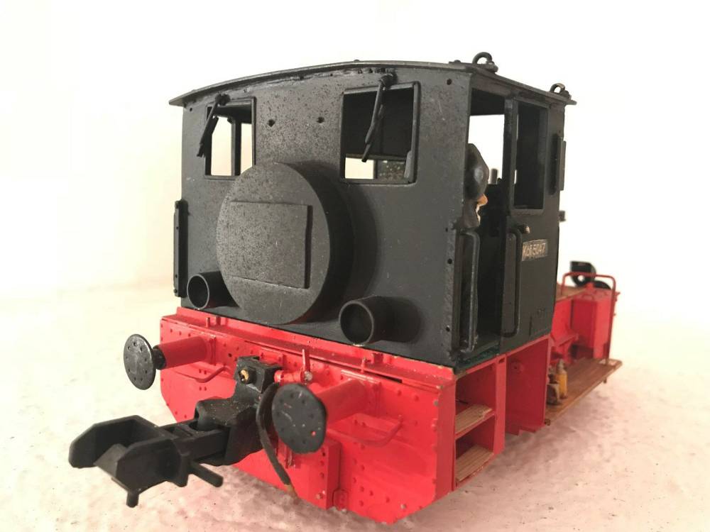 Köf Kö Spur 1 Diesellok galtert Eigenbau Metall für Märklin Kiss KM1  2