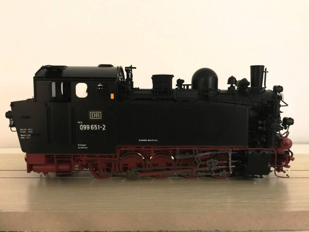 KM1 BR 099 651-2 VIk Schmalspur Dampflok 109926 Messing neu mit Sound OVP 1