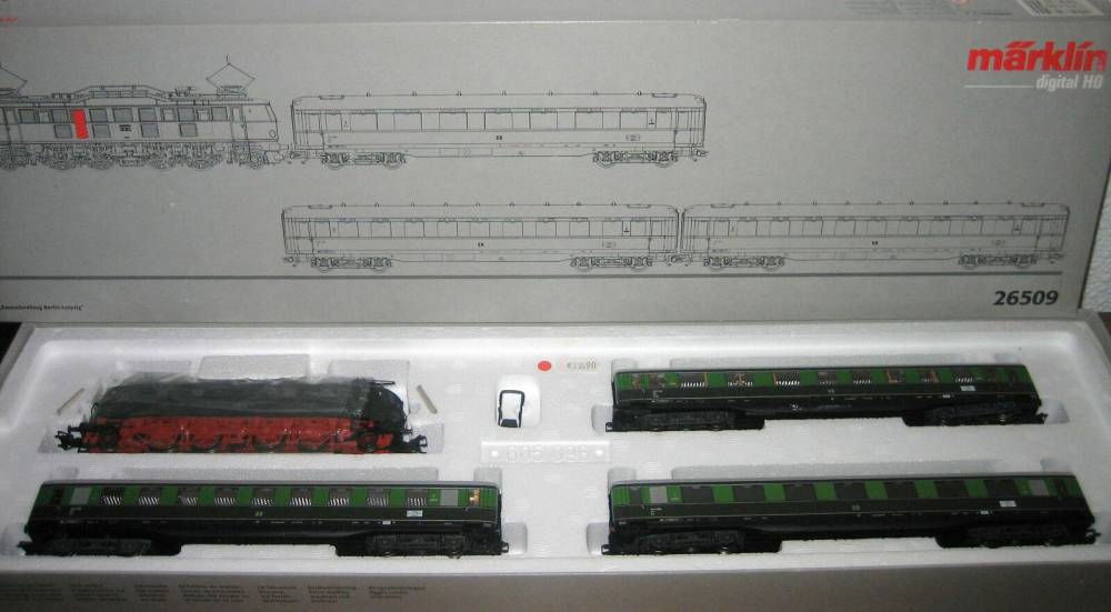 Märklin H0 26509 Zugset Berlin Leipzig E-Lok digital  Originalverpackung wie neu