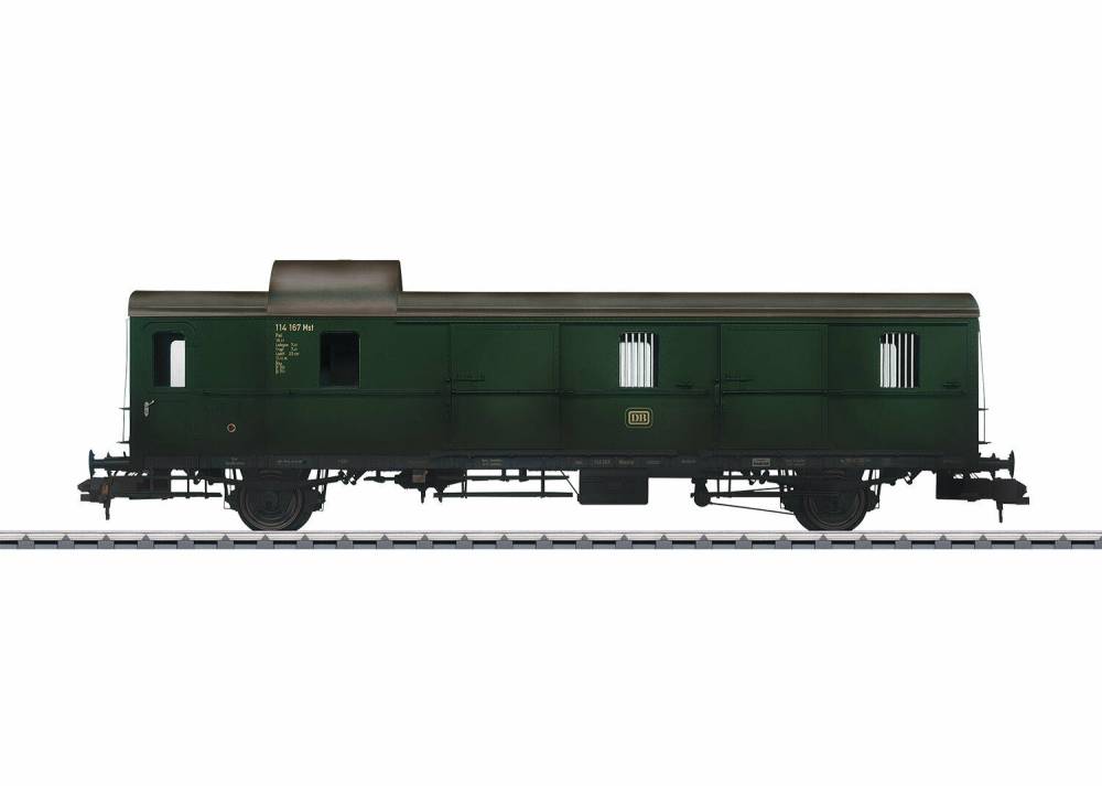 Märklin 58185 Spur 1  Donnerbüchse Gepäckwagen gealtert  Innenbeleuchtung OVP