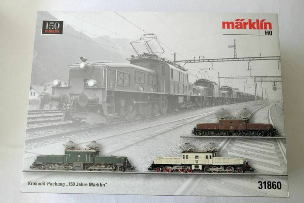 Märklin 31860 H0 Krokodil Set DEKO limitiert Sound mfx neu Anleitung