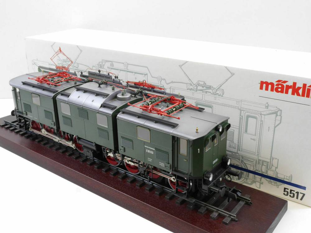 Märklin 5517 Spur 1 E-Lok grün digital Decoder BR 91 03 OVP top Zustand 1