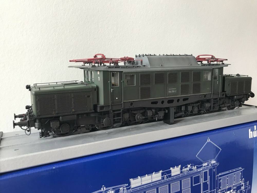 HÜBNER SPUR 1 3025 KROKODIL E194 gealtert E94 Digi Sound für Märklin Kiss KM1