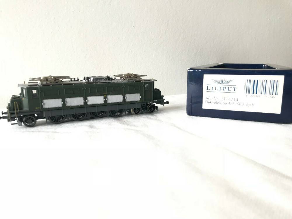 Liliput L114714 H0 Elektrolokomotive Ae 4/7 Gleichstrom DC Neuzustand