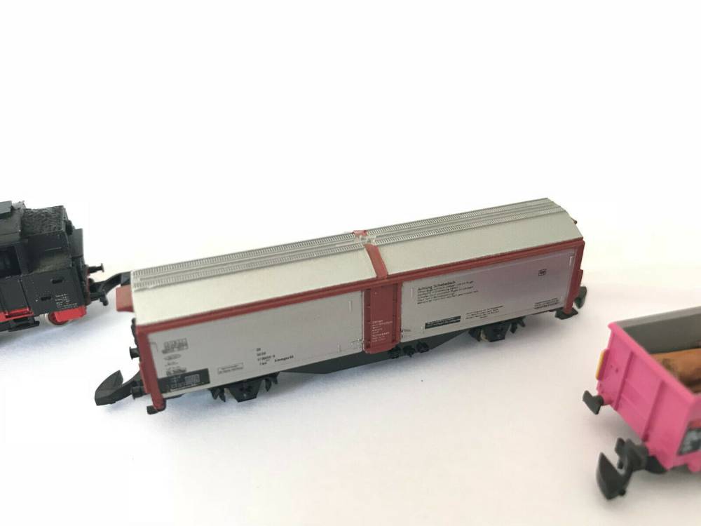 Märklin Spur Z Dampflok + 5 Waggon  Güterwagen EAOS 5