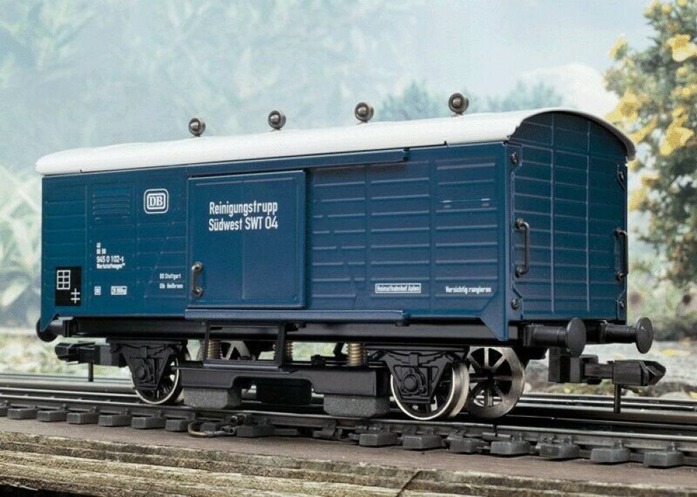 Märklin 54841 Spur 1 Waggon aus Ganzmetall Gleisreinigungswagen OVP