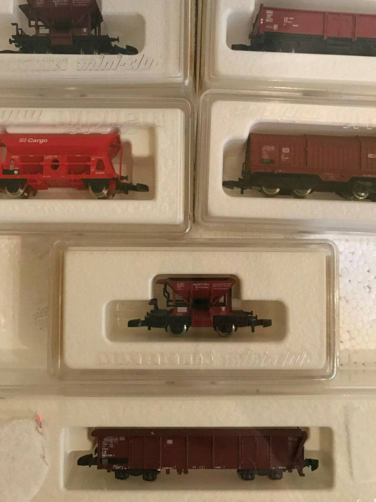 Märklin 8 Güterwagen Spur Z Schüttgutwagen Originalverpackung 1