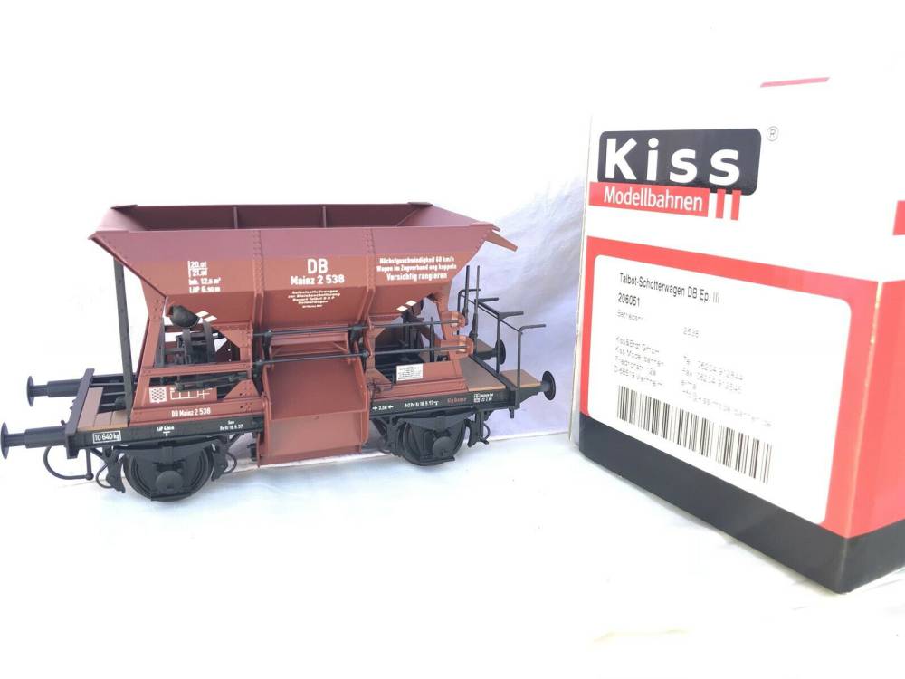 Kiss 206051 Spur 1 Talbot Schotterwagen Mainz 2538 wie neu Originalverpackung