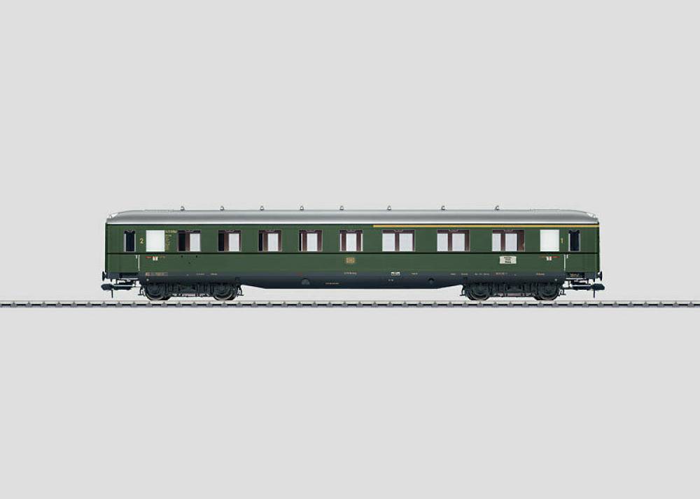 Märklin 58141 Schürzen-Schnellzugwagen 1./2.Kl.B4üwe DB Ep3 grün neu OVP